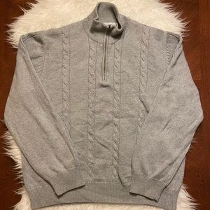 Calvin Klein men’s quarter zip L/S sz XL